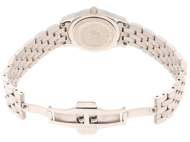 GUCCI グッチ 5500L ブラック文字盤 11Pダイヤモンド ステンレス 女性用クオーツ時計【473】