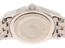 GUCCI　グッチ　5500L　ブラック文字盤　11Pダイヤモンド　ステンレス　女性用クオーツ時計【473】