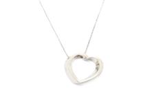 TIFFANY＆Co ティファニー ジオメトリックハートネックレス SV シルバー 【460】2148103836138