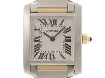 Cartier　カルティエ　タンクフランセーズSM　W51007Q4　イエローゴールド/ステンレススチール　2148103837159　【205】
