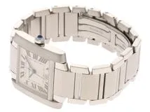 Cartier　カルティエ　タンク フランセーズ LM　W51002Q3　ステンレス　SS　シルバー　男女兼用 ユニセックス　自動巻き【432】2148103837227