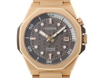CITIZEN　シチズン　シリーズ8　890メカニカル　自動巻き　メンズ腕時計　ステンレススチール　NB6069-53H　グレー色・ウォームゴールド色　2148103837319　【205】