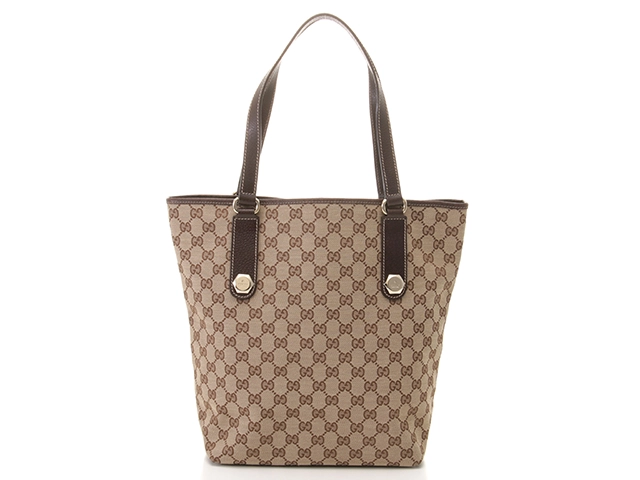 NEWモデル GUCCI グッチ トートバッグ ダークブラウン/ベージュ GG バッグ