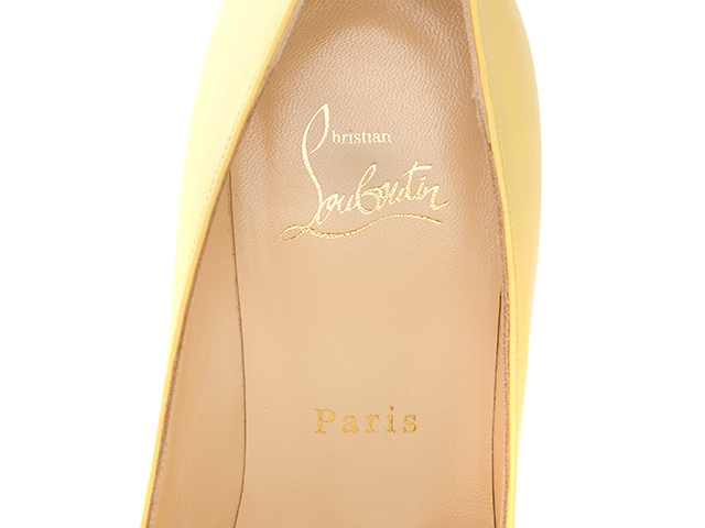 クリスチャンルブタン　ベビーイエローパンプス 37 Christian Louboutin - クリスチャンルブタン ベビーイエロー
