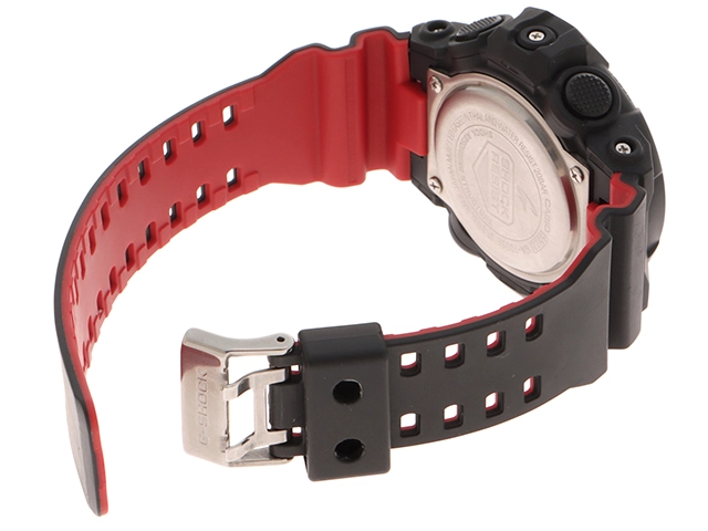 CASIO カシオ G-SHOCK ANALOG-DIGITAL GA-700SE-1A4JF 男性腕時計 黒/赤文字盤【431】2148103841941