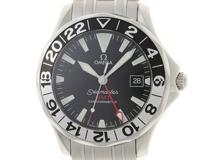 OMEGA　オメガ　腕時計　シーマスシーマスターGMT 50周年記念モデル　2534.50　ステンレススチール　ブラック文字盤　自動巻き【431】2148103842054