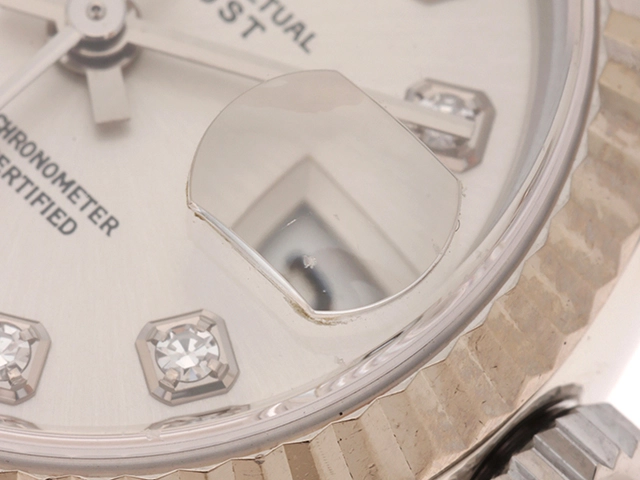 Y番　ROLEX　ロレックス　デイトジャスト26　79174G　WG/SS　10PD　自動巻き　レディース　腕時計　C