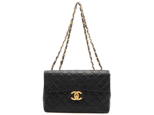 はな様♡CHANEL ラムスキン デカココ　マトラッセ 斜めがけ CHANEL シャネル バッグ デカマトラッセ33 Wチェーンショルダー