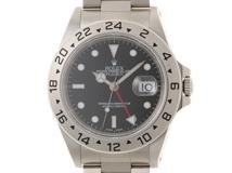 A番　ROLEX　ロレックス　エクスプローラー2　16570　ステンレス　ブラック文字盤　男性用自動巻時計【473】