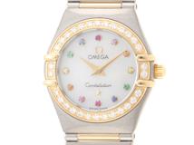 OMEGA オメガ 腕時計 コンステレーション Dベゼル アイリス 1365.79.00 ステンレススチール/イエローゴールド ホワイト文字盤 クオーツ 【472】MN