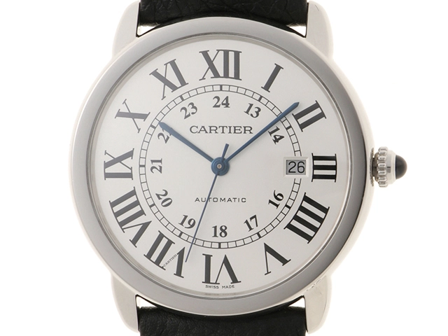 Cartier　カルティエ　ロンドソロ　ドゥ　カルティエ　WSRN0022　ステンレススチール　自動巻き　メンズ　腕時計（ 2148103844546）【200】C