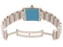Cartier　カルティエ　タンクフランセーズMM　 W51011Q3　ステンレススチール　クォーツ　レディース　腕時計　C