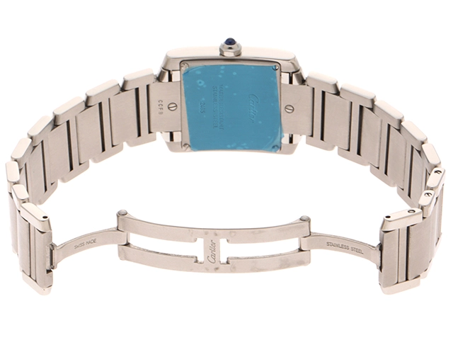 Cartier カルティエ タンクフランセーズMM W51011Q3 ステンレススチール クォーツ レディース 腕時計 C