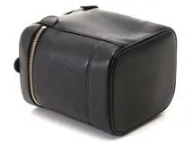 CHANEL　シャネル　ココマーク 縦型バニティ ブラック／GP キャビア　A01998【431】2148103844690