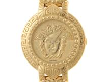 VERSACE ヴェルサーチ 腕時計 メデューサ コインウォッチ  GP ゴールド 7008002 クォーツ レディース 2148103845031 【200】