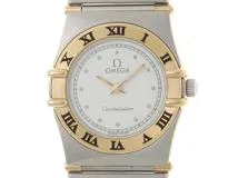 Constellation watch Omega Black in gold and steel - 54380771
