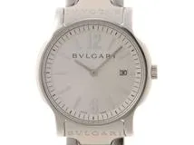 BVLGARI ブルガリ 時計 ソロテンポ ST35S シルバー文字盤 ステンレス