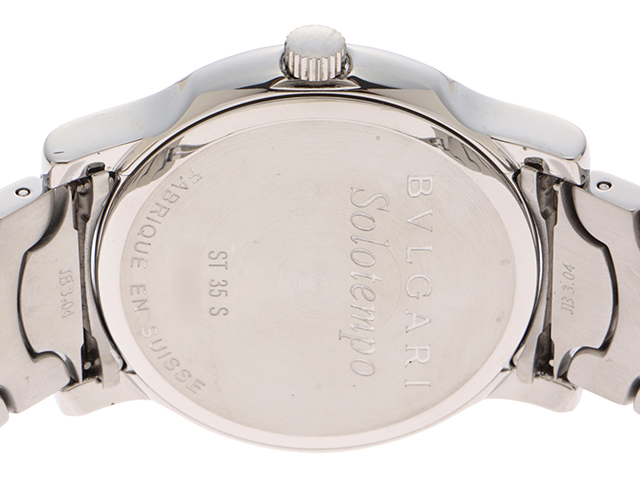 BVLGARI ブルガリ 時計 ソロテンポ ST35S シルバー文字盤