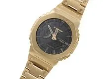 CASIO　カシオ　時計　G-SHOCK　FULL-METAL　GM-B2100GD-9AJF　イエローゴールドカラー　デジタル／アナログ　ステンレススチール/コーティング　タフソーラー　メンズ
