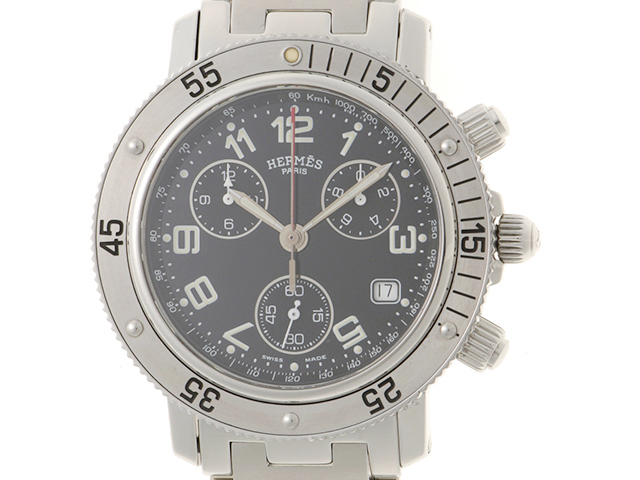 HERMES エルメス 時計 クリッパーダイバー クロノグラフ CL2.910