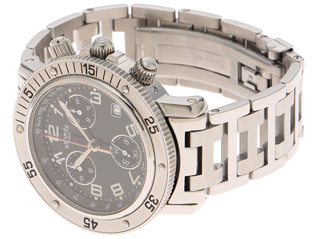 HERMES エルメス 時計 クリッパーダイバー クロノグラフ CL2.910