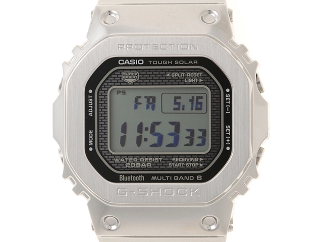 CASIO　カシオ　G-SHOCK フルメタル　5000SERIES　GMW-B5000D-1JF　男性用ソーラー発電電波時計【473】