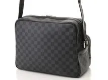 LOUIS VUITTON ルイ・ヴィトン ダミエ グレー/ブラック ベルト ルイヴィトン ベルト メンズ ダミエ ベルト・ダミエプリント