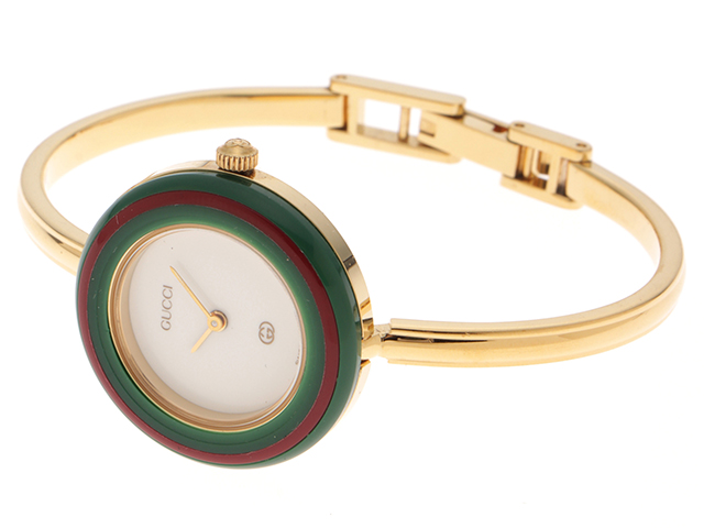GUCCI グッチ　腕時計　ウォッチ　チェンジベゼル　ステンレス　ゴールド 楽天市場】【中古】｜GUCCI グッチ 11/12.2 チェンジベゼル