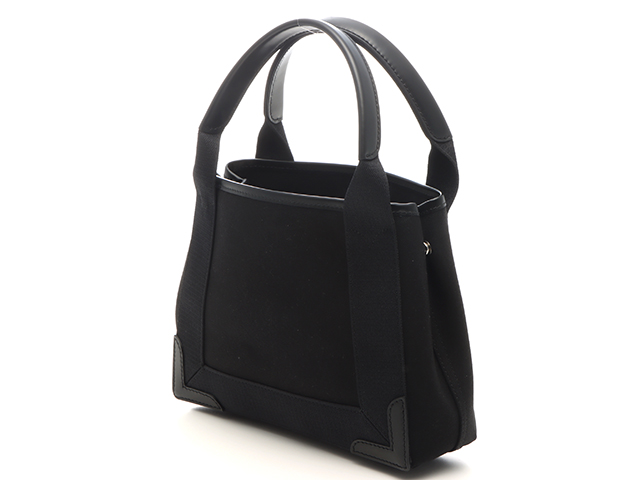 BALENCIAGA バレンシアガ ネイビーカバスXS ブラック キャンバス