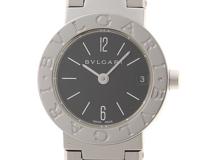BVLGARI ブルガリ ブルガリブルガリ BB23SS SS ステンレススチール ブラック文字盤 クォーツ 【460】2148103846601