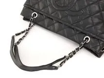 CHANEL　シャネル　マトラッセ　チェーンショルダートート　ブラック／ＳＶ　キャビア　2148103846793　【中古】【大黒屋】【200】