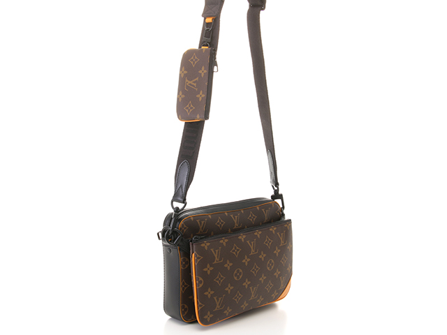 鑑定極美品ルイヴィトンモノグラム マカサー デイヴィス 2wayショルダーバッグ LOUIS VUITTON ルイヴィトン ショルダーバッグ トリオ