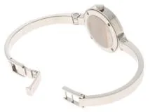 GUCCI グッチ 腕時計 105 ガーネットベゼル 105/YA105535 ステンレススチール シルバー文字盤 クオーツ【472】MN  2148103846915