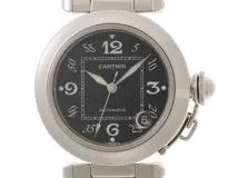 Cartier カルティエ パシャC W31043M7 SS ステンレススチール ブラック文字盤 オートマチック 【460】 2148103848445