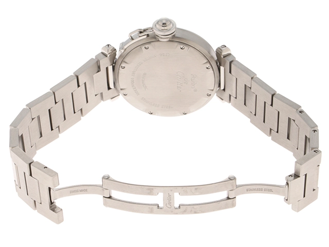 Cartier カルティエ パシャC W31043M7 SS ステンレススチール ブラック文字盤 オートマチック 【460】 2148103848445