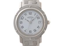 HERMES　エルメス　クリッパー　CL4.210　SS　女性用クオーツ時計【473】
