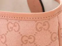 GUCCI　グッチ　オフィディア　ＧＧスモールトートバッグ　ピンク　キャンバス／レザー　【472】YN