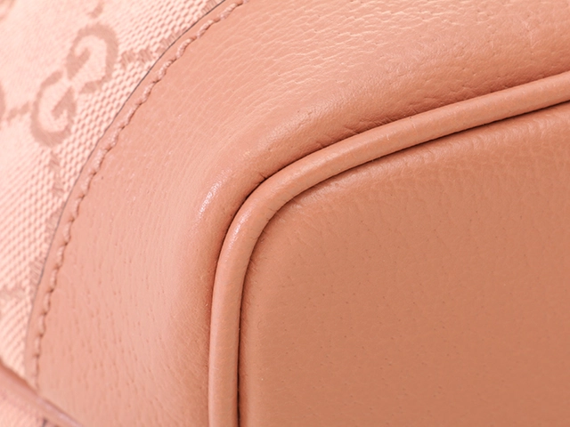 GUCCI　グッチ　オフィディア　ＧＧスモールトートバッグ　ピンク　キャンバス／レザー　【472】YN