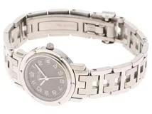 HERMES エルメス クリッパー CL4.210 SS ステンレススチール グレー  