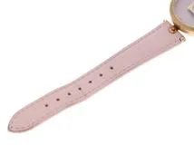 VERSACE ヴェルサーチ パラッツォ エンパイア VECQ00518 SS ステンレススチール レザーベルト ピンク文字盤 クォーツ 【460】2148103849510