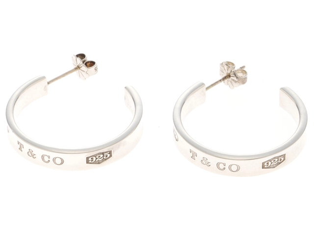 ティファニー ピアス シルバー ナロー フープ 片耳 Tiffany & Co. ティファニー ピアス シルバー ナロー フープ 片耳 Tiffany & Co