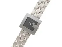 GUCCI グッチ Gウォッチ 3600L SS ステンレススチール ブラック文字盤  