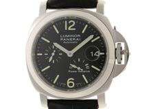 PANERAI 　パネライ 　 ルミノール パワーリザーブ 　 ブラック文字盤 　　SS/クロコダイルレザー 　自動巻き 　PAM00090/OP6762　　メンズ　　【436】　　2148103850202