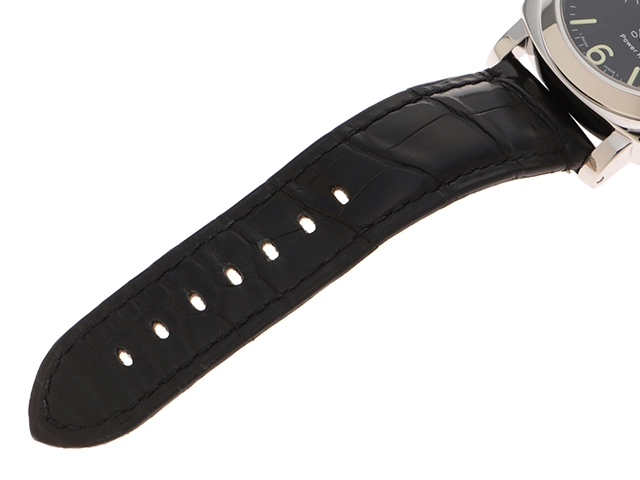 PANERAI 　パネライ 　 ルミノール パワーリザーブ 　 ブラック文字盤 　　SS/クロコダイルレザー 　自動巻き 　PAM00090/OP6762　　メンズ　　【436】　　2148103850202