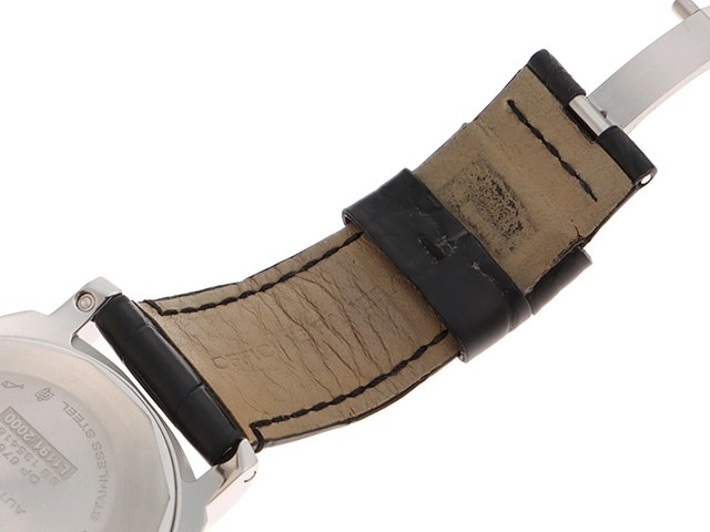 PANERAI 　パネライ 　 ルミノール パワーリザーブ 　 ブラック文字盤 　　SS/クロコダイルレザー 　自動巻き 　PAM00090/OP6762　　メンズ　　【436】　　2148103850202