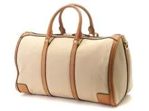 BURBERRY バーバリー ボストンバッグ キャンバス/レザー