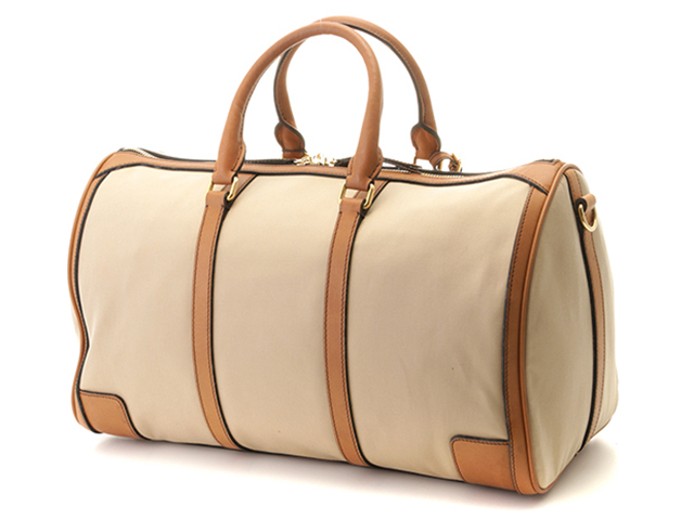 BURBERRY バーバリー ボストンバッグ キャンバス/レザー