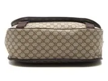 GUCCI グッチ GGスプリーム ショルダーバッグ ベージュ／ダーク