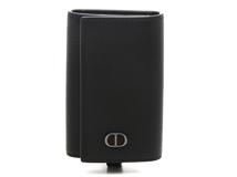 DIOR　ディオール　日本限定　6連キーケース　ＣＤ　Ｉｃｏｎ　ブラック／ＳＶ　カーフ【431】2148103851438