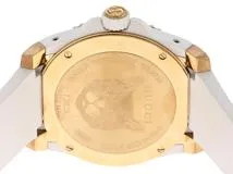 GUCCI グッチ  DIVE ダイブ クォーツ ホワイト ラバー メンズ YA136322【472】